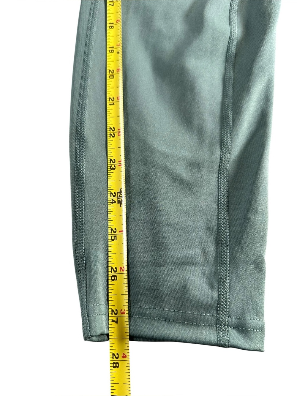 Level Up Active 1X NWT Green DryFit 4-Way Stretch Sculpt Leggings Side Pockets - Picture 8 of 10